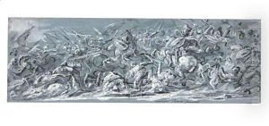 A Cavalry Battle by Charles Parrocel