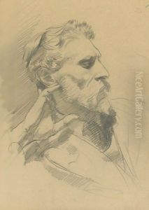 Portrait Of Laurence Peter Alexander Harrison, Esq. by John Singer Sargent