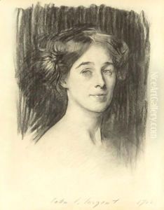 Portrait Of Mrs. Reginald Grenville Eves by John Singer Sargent