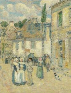 Pont-Aven by Childe Hassam