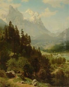 The Wetterhorn 2 by Albert Bierstadt
