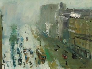 Upper Broadway by George Wesley Bellows