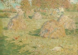 Haystacks On The Farm