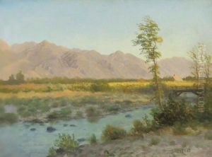 Prairie Landscape by Albert Bierstadt