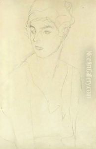 Portrait Bust Three-Quarter Profile Facing Left