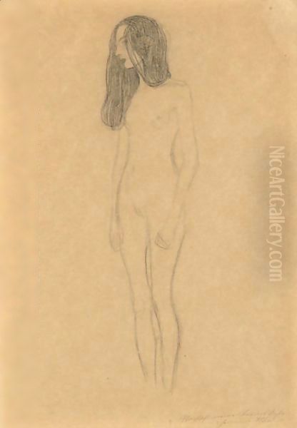 Madchenakt (Nude Female Figure) - view 1