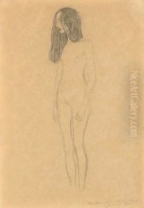 Madchenakt (Nude Female Figure)