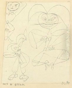 Gotzen (Idols) by Paul Klee