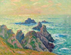 Rochers En Bretagne by Henri Moret