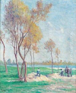 Saint-Ay, Paysage by Maximilien Luce