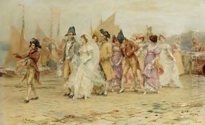 The Wedding Procession by Frederick Hendrik Kaemmerer
