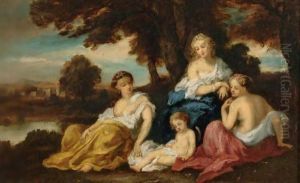 L'Amour Puni by Narcisse-Virgile D Az De La Pena
