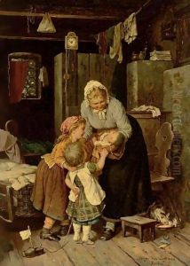 The New Baby by Meyer Georg von Bremen