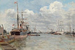 Harbor View 2 by Edmond Marie Petitjean