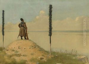 Cossack Picket On The Danube by Vasili Vasilyevich Vereshchagin