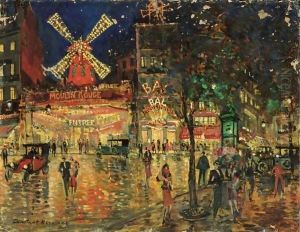 Moulin Rouge by Konstantin Alexeievitch Korovin