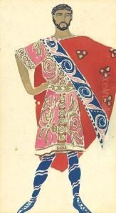 Costume Design For Helene De Sparte, 1912 by Leon Samoilovitch Bakst