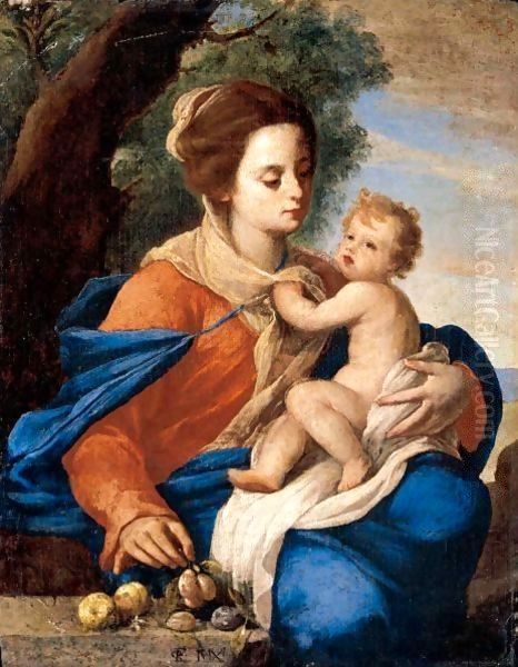 The Madonna And Child In A Landscape - view 1