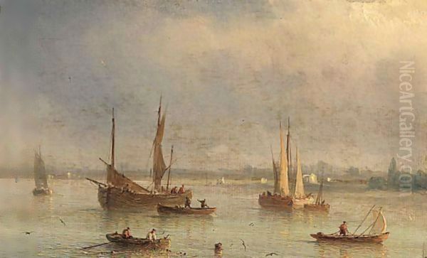 Fishingboats In A Bay - view 1