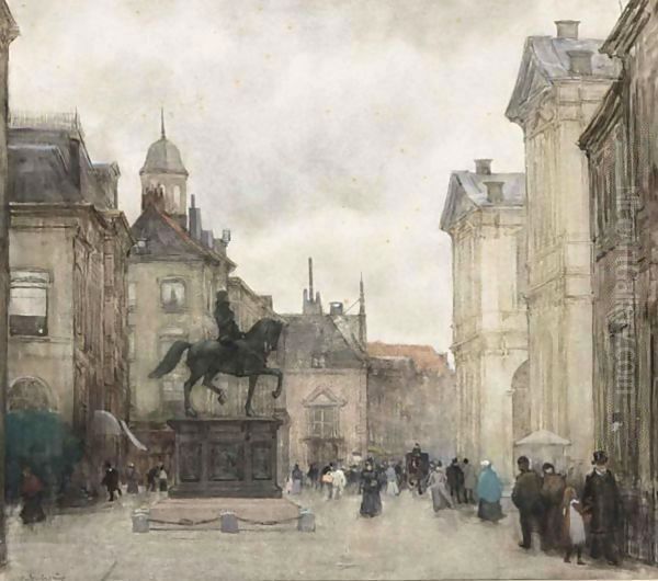 Figures On The Noordeinde, The Hague 2 - view 1
