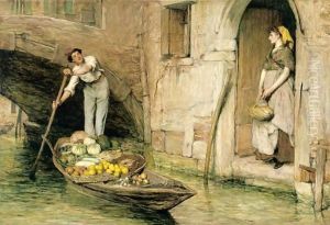 The Venetian Fruit Seller by Sir William Quiller-Orchardson