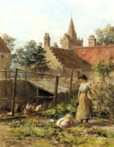 The Kitchen Garden by Charles A. Sellar