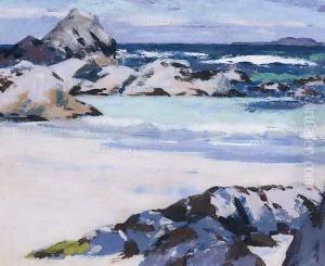 Iona, Looking Towards Lunga by Francis Campbell Boileau Cadell