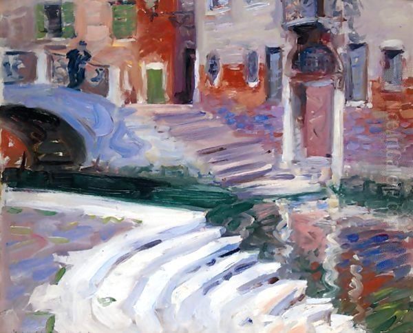 The Steps To The Canal, Venice - view 1
