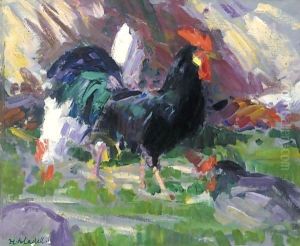 The Black Cockerel by Francis Campbell Boileau Cadell