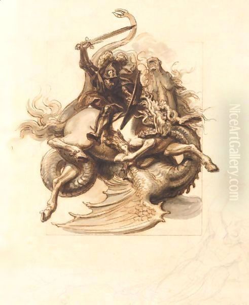 St George And The Dragon - view 1