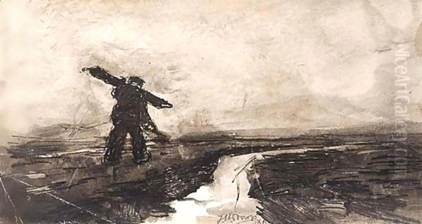 A Farmer Returning Home - view 1