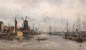 Moored Boats, Rotterdam