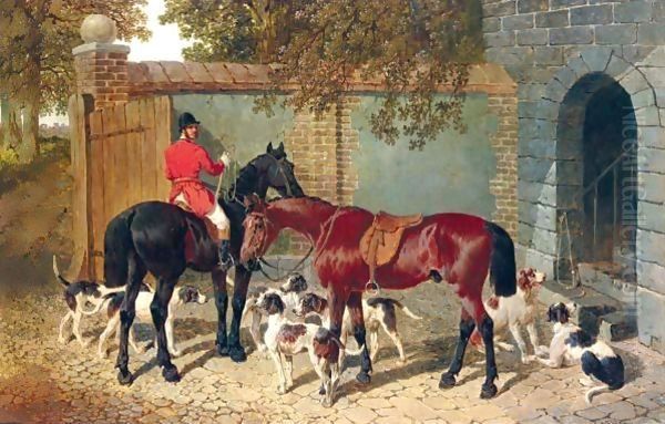 Huntsman And Hounds At The Kennels - view 1
