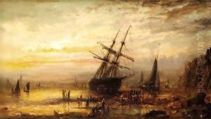 Waiting The Tide by William Adolphu Knell