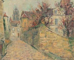 La Maison Des Soeurs, Pontoise by Gustave Loiseau