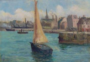 Le Port De Dieppe by Maximilien Luce