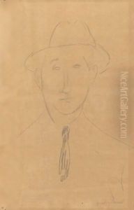Homme Au Chapeau by Amedeo Modigliani
