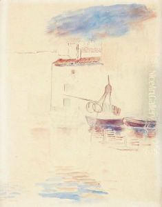 Vue Du Port Des Martigues by Pierre Auguste Renoir