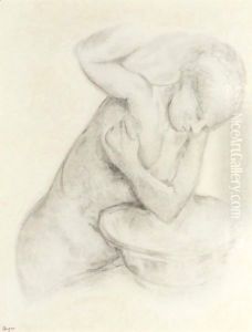Femme A Sa Toilette 2 by Edgar Degas