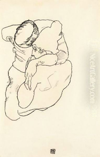 Mann Und Frau Umarmend (Man And Woman Embracing) - view 1