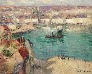 Le Port De Dieppe 2 by Gustave Loiseau