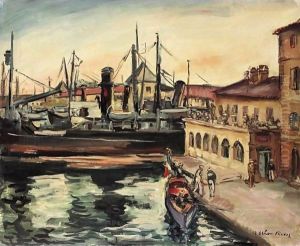 Le Port De Toulon by Emile-Othon Friesz