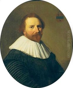 Portrait Of A Gentleman Of The Dicx Family, Possibly Cornelis Dicx by Johannes Cornelisz. Verspronck
