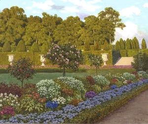 A Garden In The Afternoon by Ivan Fedorovich Choultse