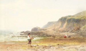 Near The Mumbles, South Wales by John Henry Mole