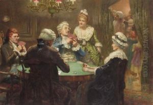 The Whist Party by Edward Frederick Brewtnall