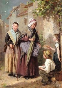Bread For The Poor by Pierre Jean Edmond Castan