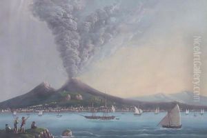 The Bay Of Naples by Italian School