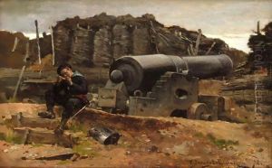 La Halte by Etienne Prosper Berne-Bellecour