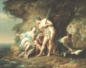 Bacchus Consolant Ariane Abandonnee Par Thesee Louis Jean Francois Lagreneebacchus And Ariane